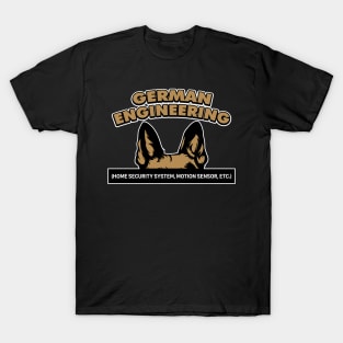 German Engineering Security German Shepherd Gift T-Shirt